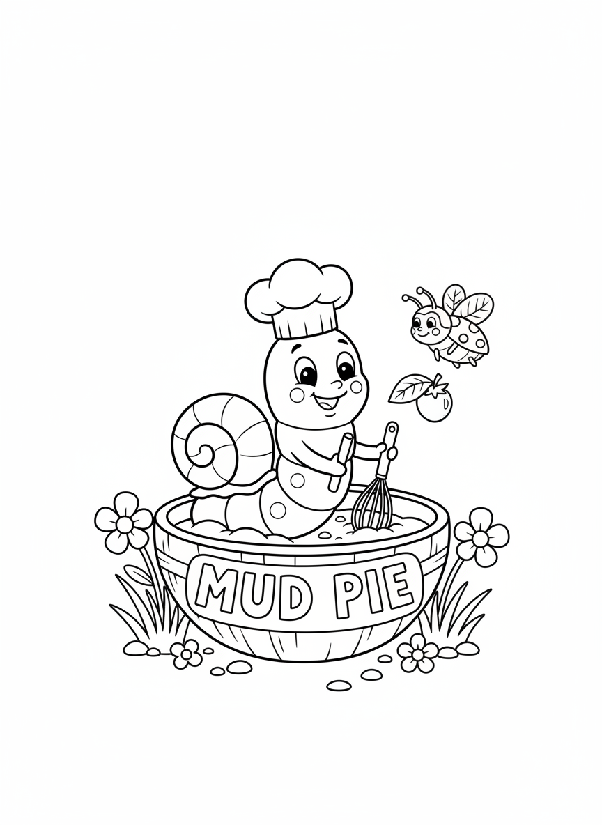 Earthworm Chef's Mud Pie Adventure
