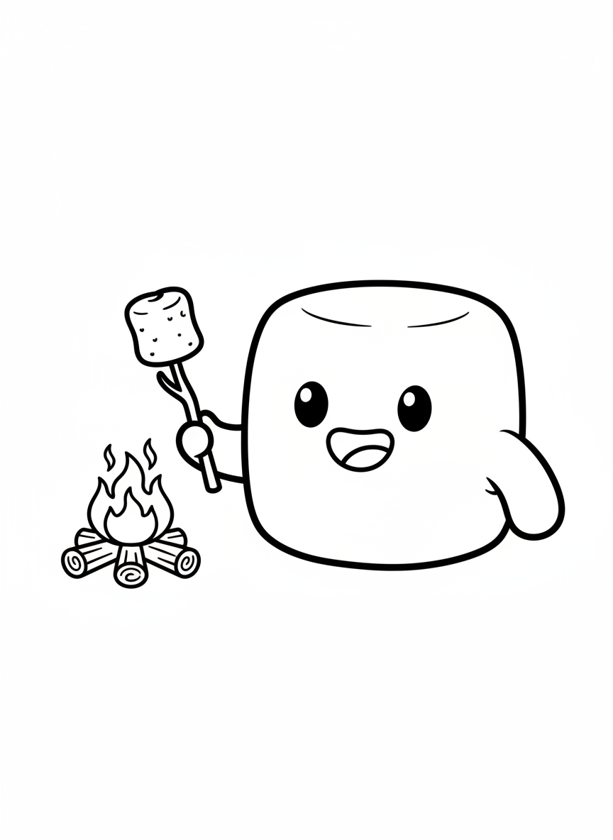 Happy Marshmallow Campfire Fun!