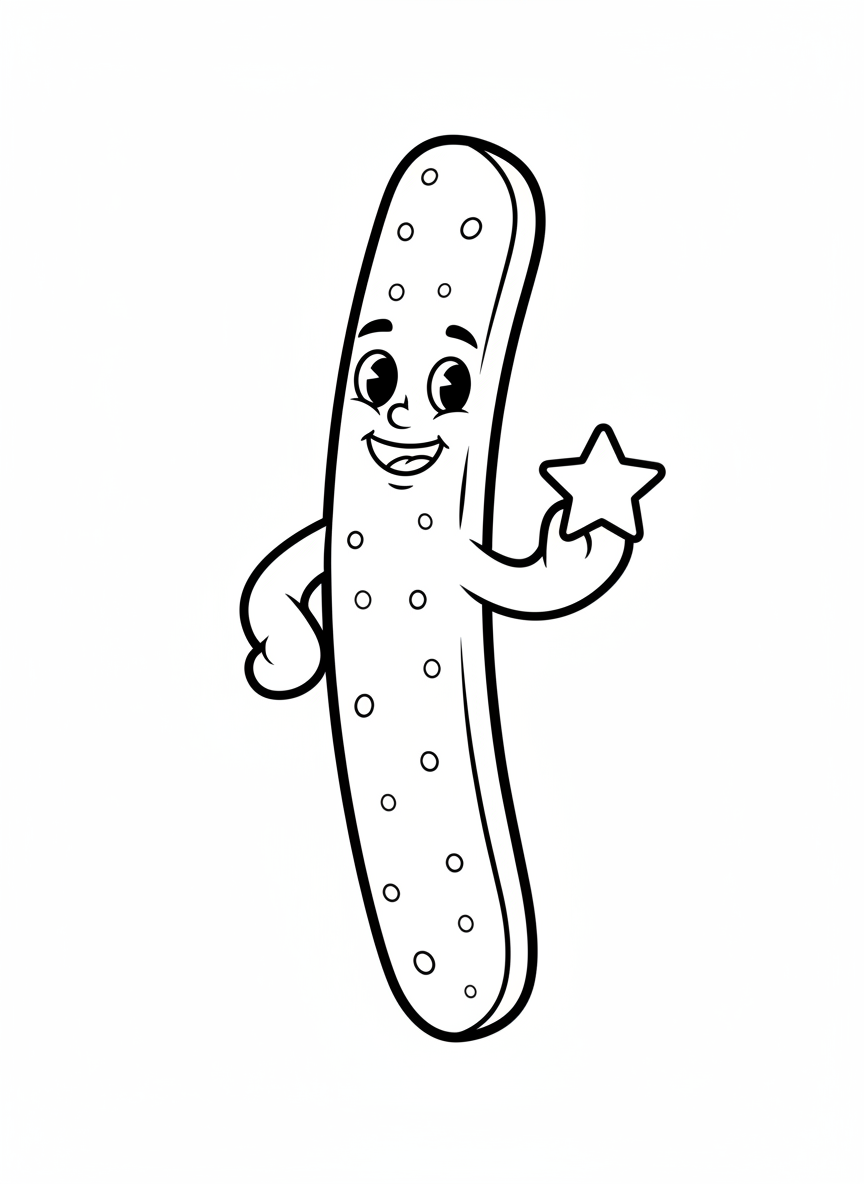 Happy Pretzel Stick with a Star