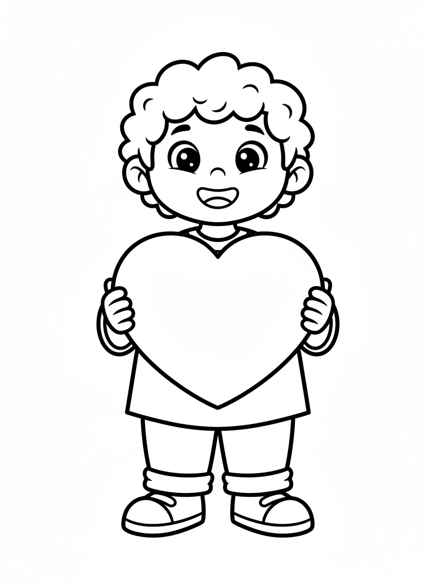 My Happy Mother's Day Card Coloring Page